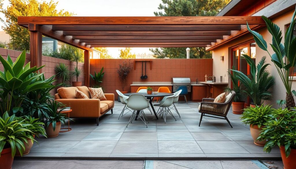 1950s patio design