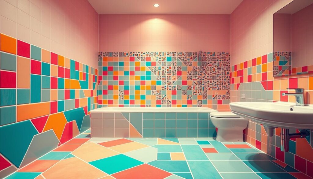 1980s bathroom tile patterns