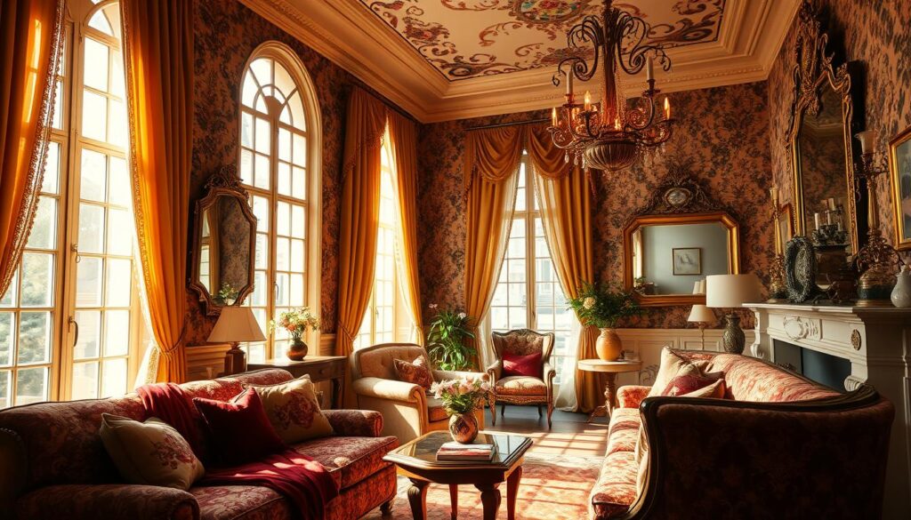 French interior design fabrics and patterns