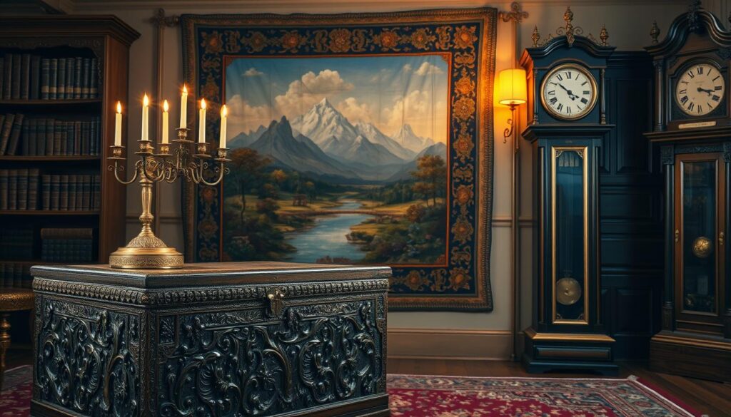 colonial-inspired art