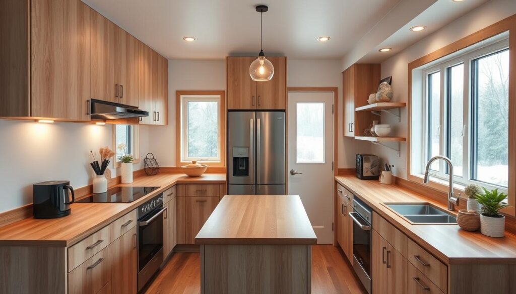 compact kitchen layouts