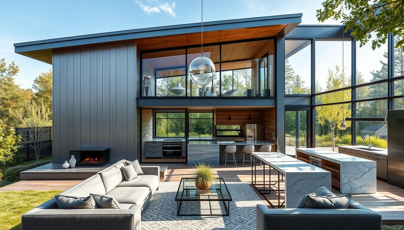 metal building homes interior