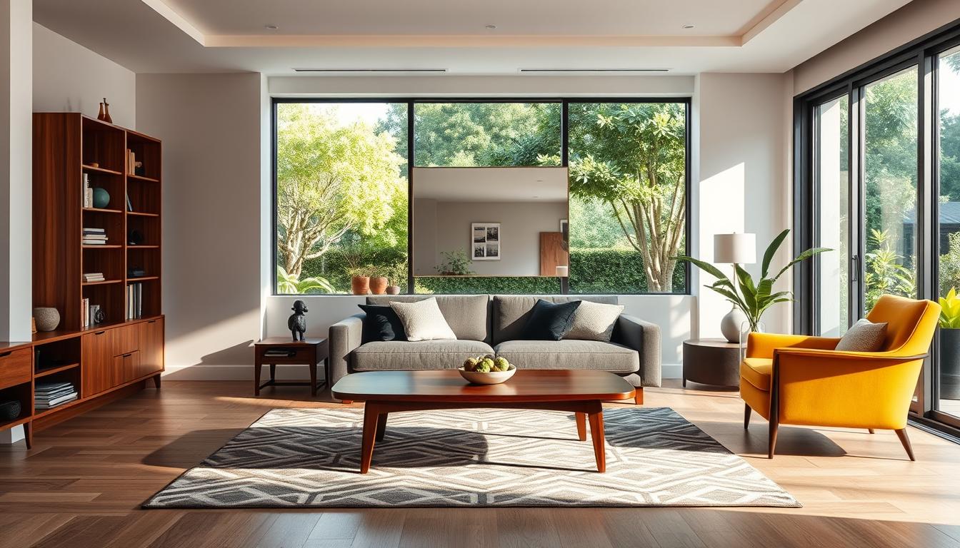 mid century modern homes interior