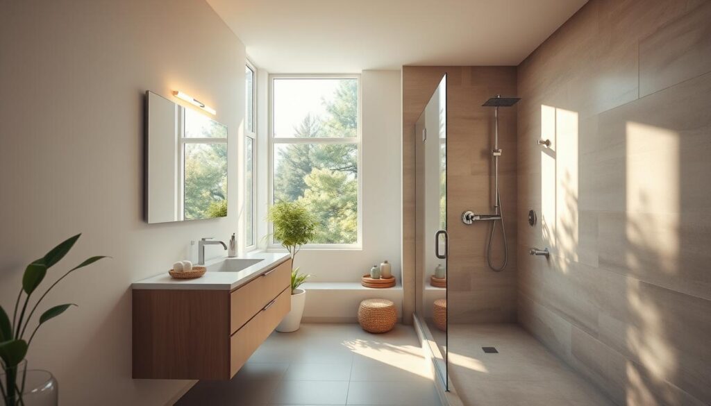 modern split level homes interior bathroom design