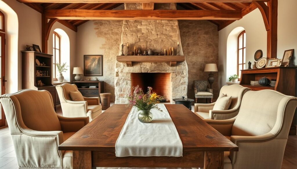 rustic chic interiors