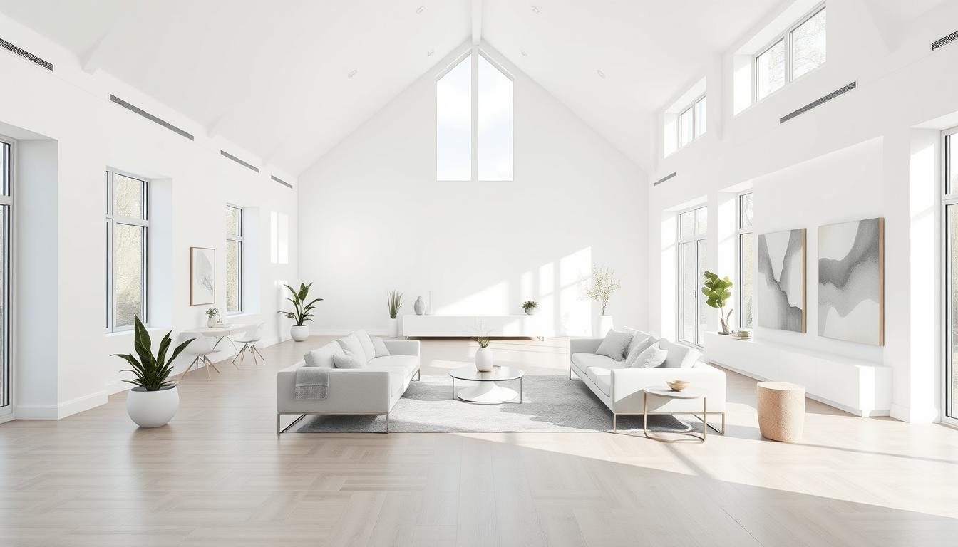 white home interior design
