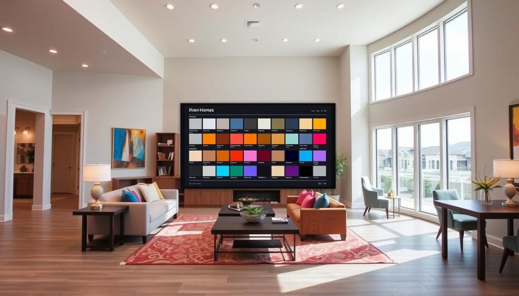 Ryan Homes interior design color visualization