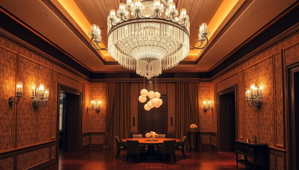 luxurious lighting design