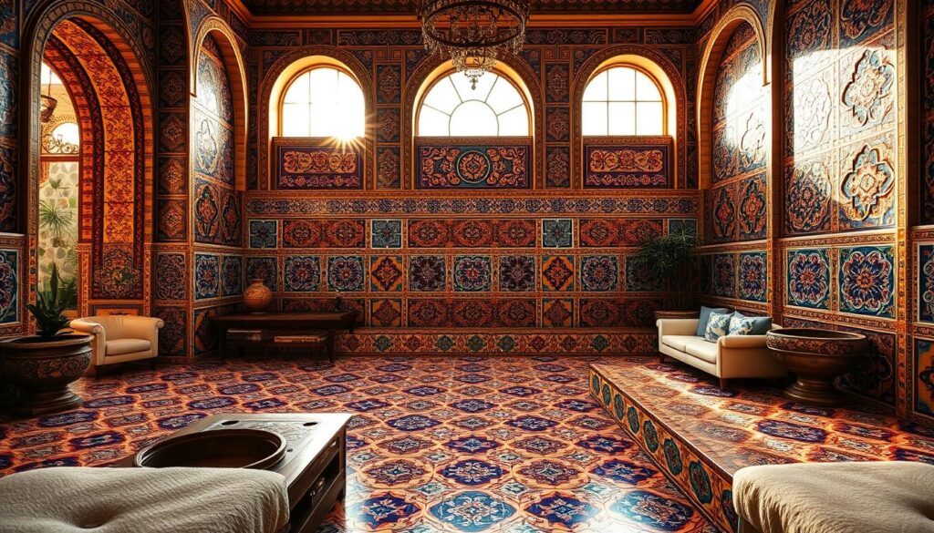 luxury spanish interiors tile patterns