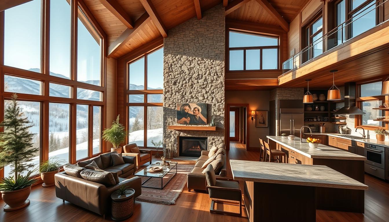 modern mountain home interior design
