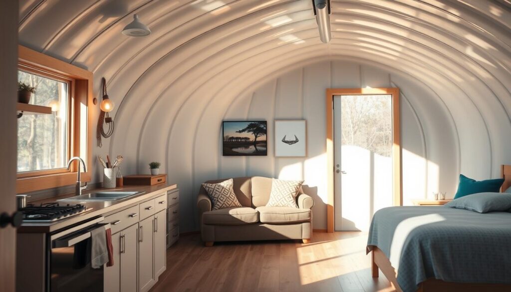 quonset hut interior layout
