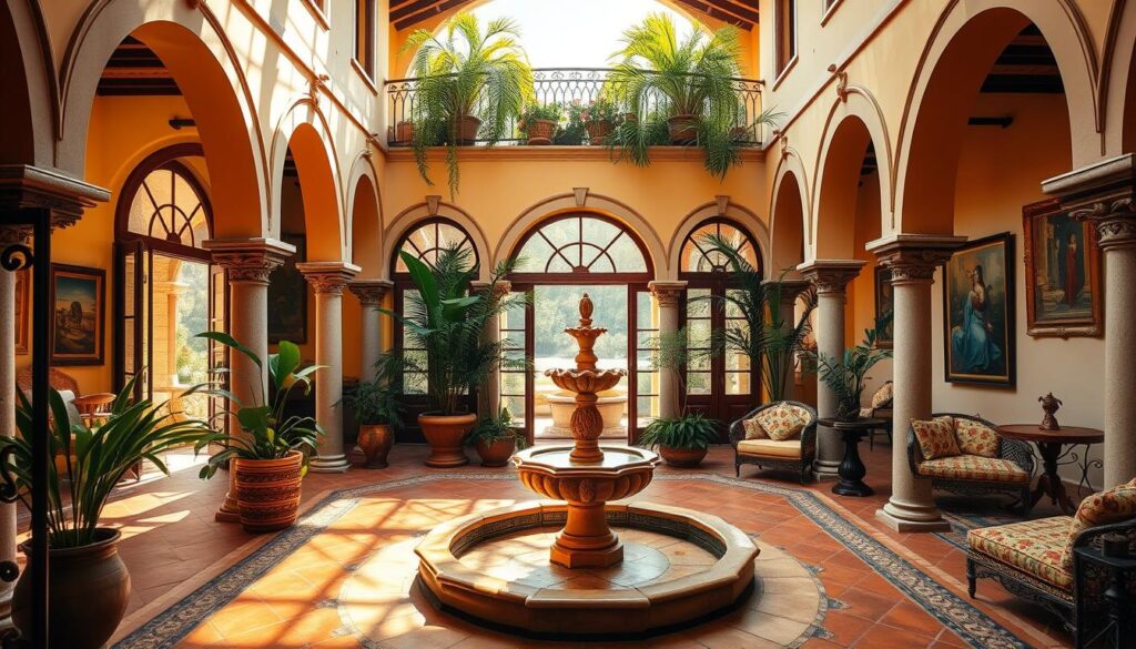 spanish villa interior design