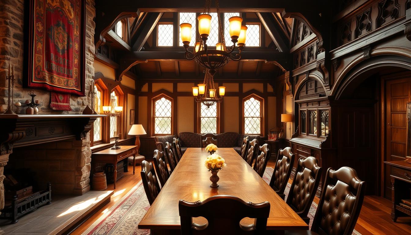 tudor style home interior
