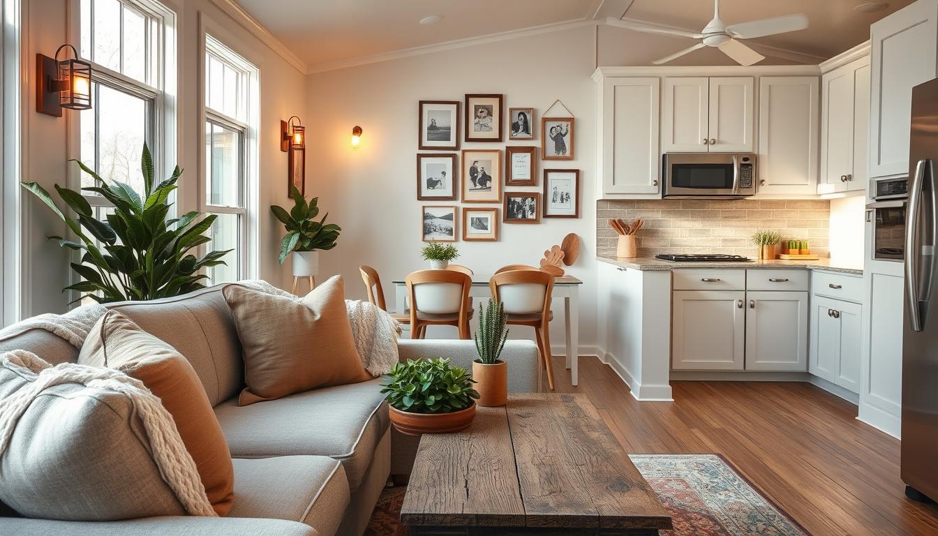 single wide mobile home interior